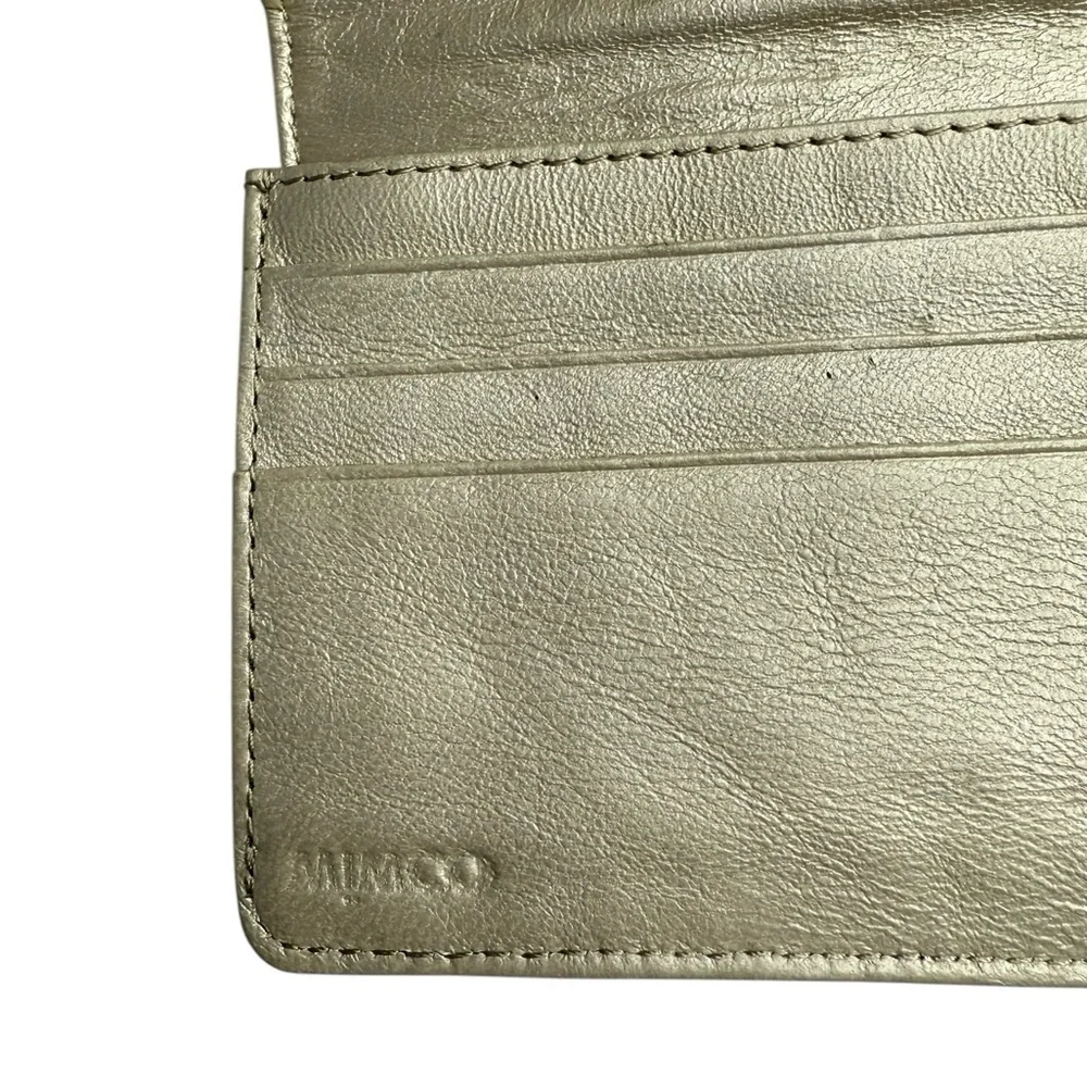 Mimco Teal Green Leather Wallet